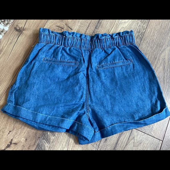 NWOT AMERICAN EAGLE PAPER BAG DENIM SHORTS - Picture 2 of 2